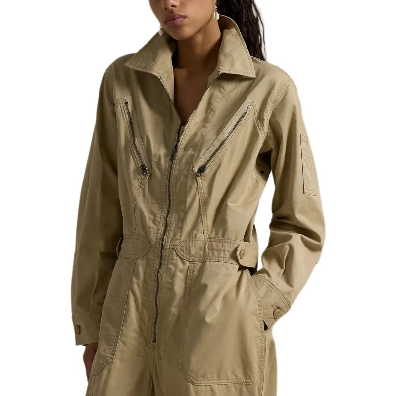 Polo Ralph Lauren FW24 Jumpsuit Women's Light Brown-3