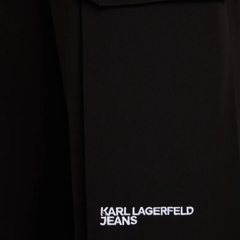 KARL LAGERFELD / Karl Lagerfeld Jeans Wide leg Cargo Trousers-4