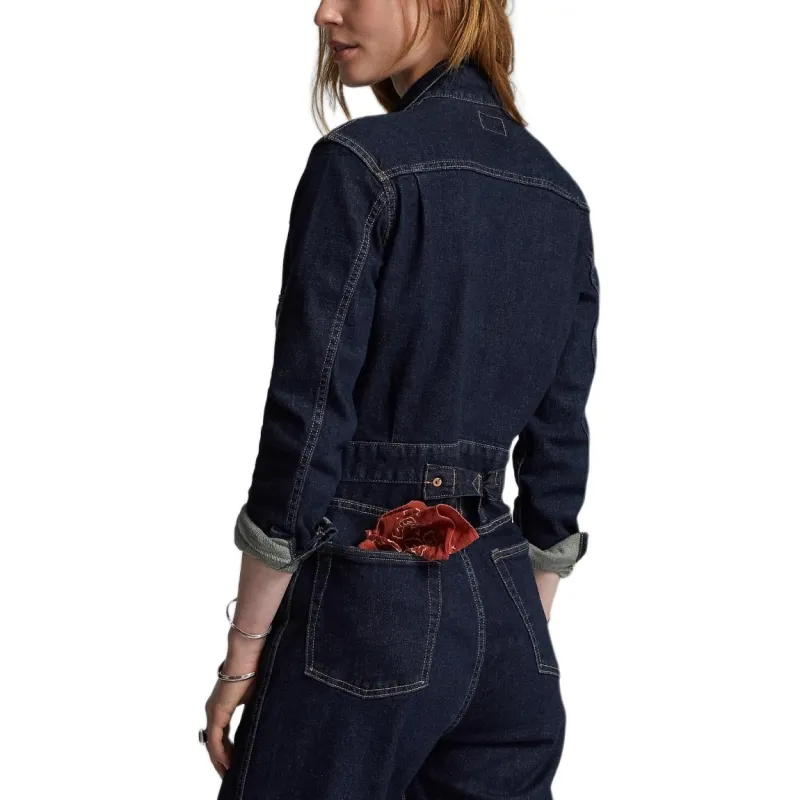 Polo Ralph Lauren FW24 Jumpsuit Women's Dark Blue-5