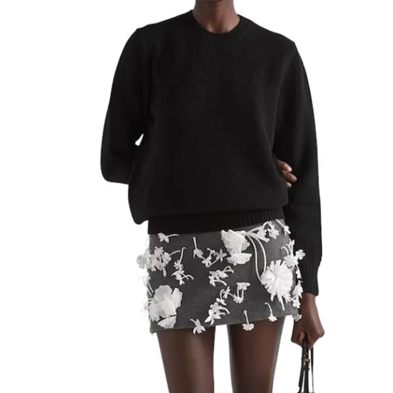 PRADA Triangle logo Wool Jumper-2