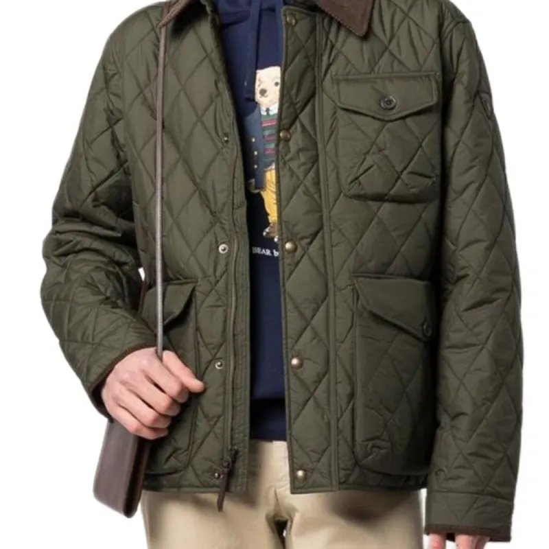 Polo Ralph Lauren Quilted Straight Hem Jacket-5