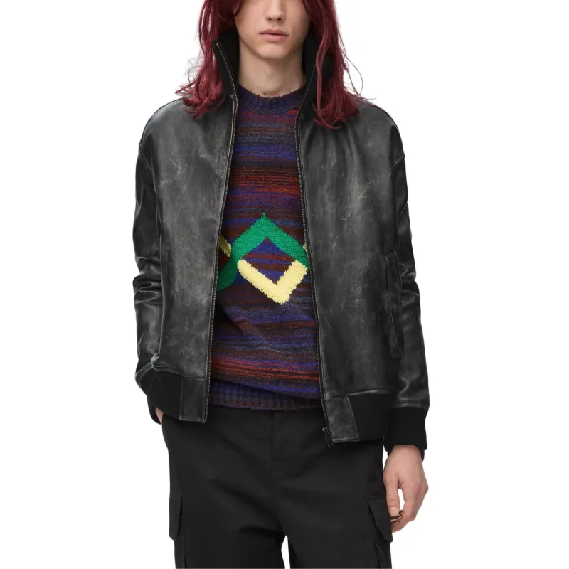 LOEWE FW24 Jackets Coats Men's Black-1