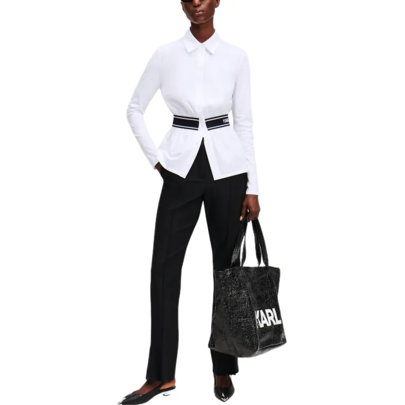 Karl Lagerfeld Logo Jersey Shirt-4