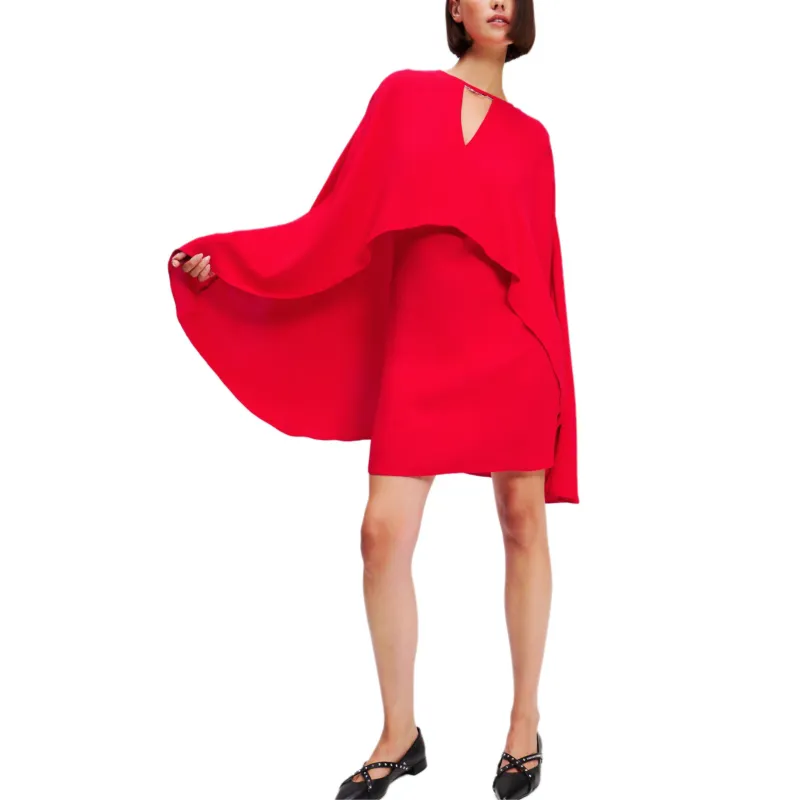 KARL LAGERFELD / Karl Lagerfeld Jeans Cape design Mini Dress-1