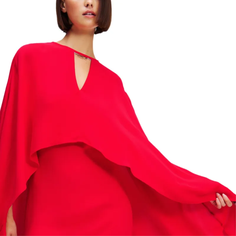 KARL LAGERFELD / Karl Lagerfeld Jeans Cape design Mini Dress-4