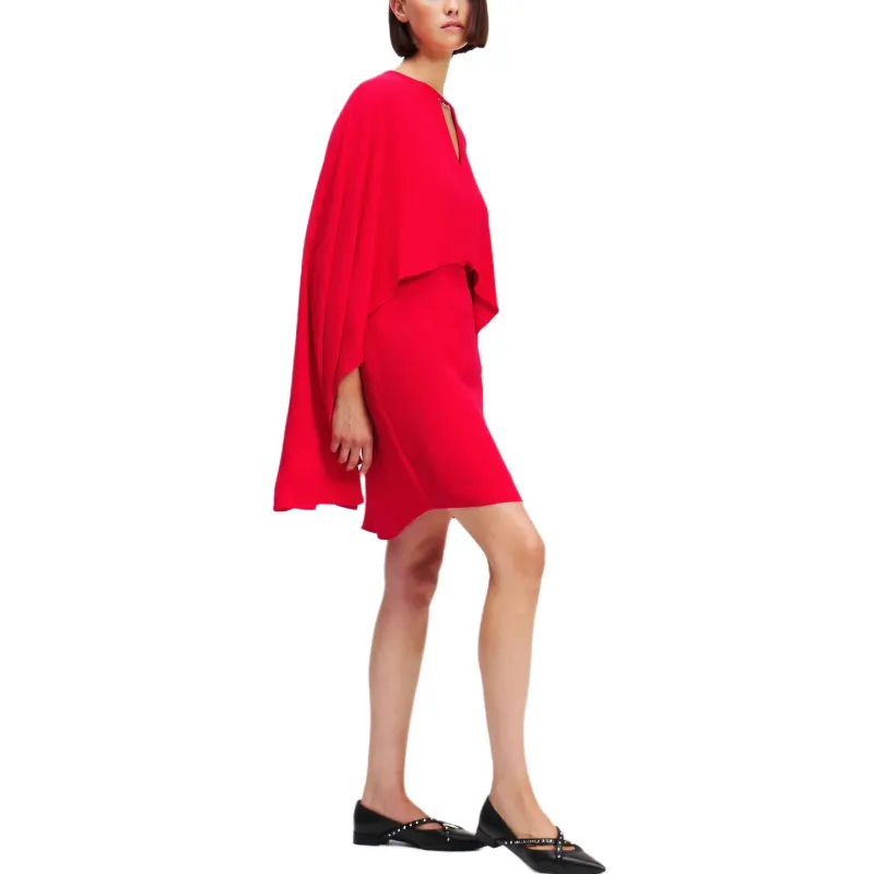KARL LAGERFELD / Karl Lagerfeld Jeans Cape design Mini Dress-3