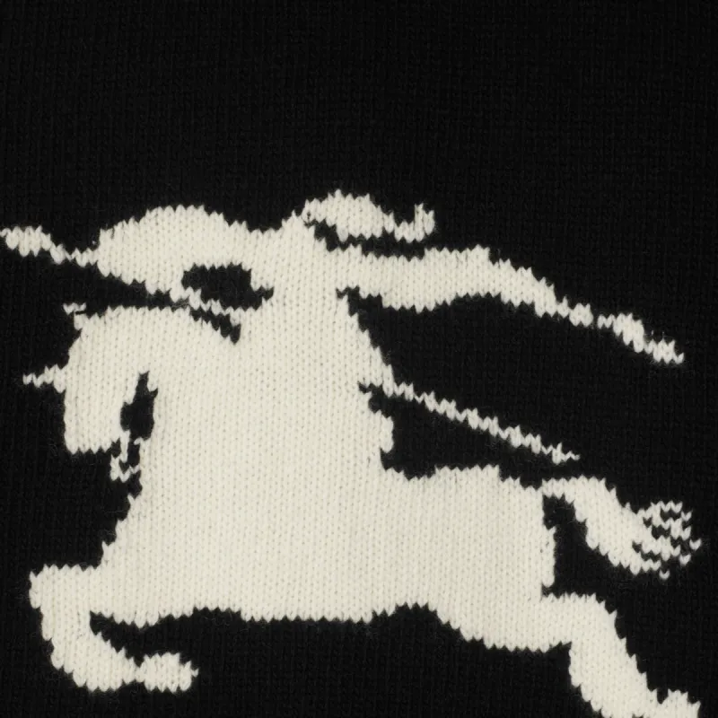 Burberry Equestrian Knight Intarsia Knit Crewneck Jumper-4