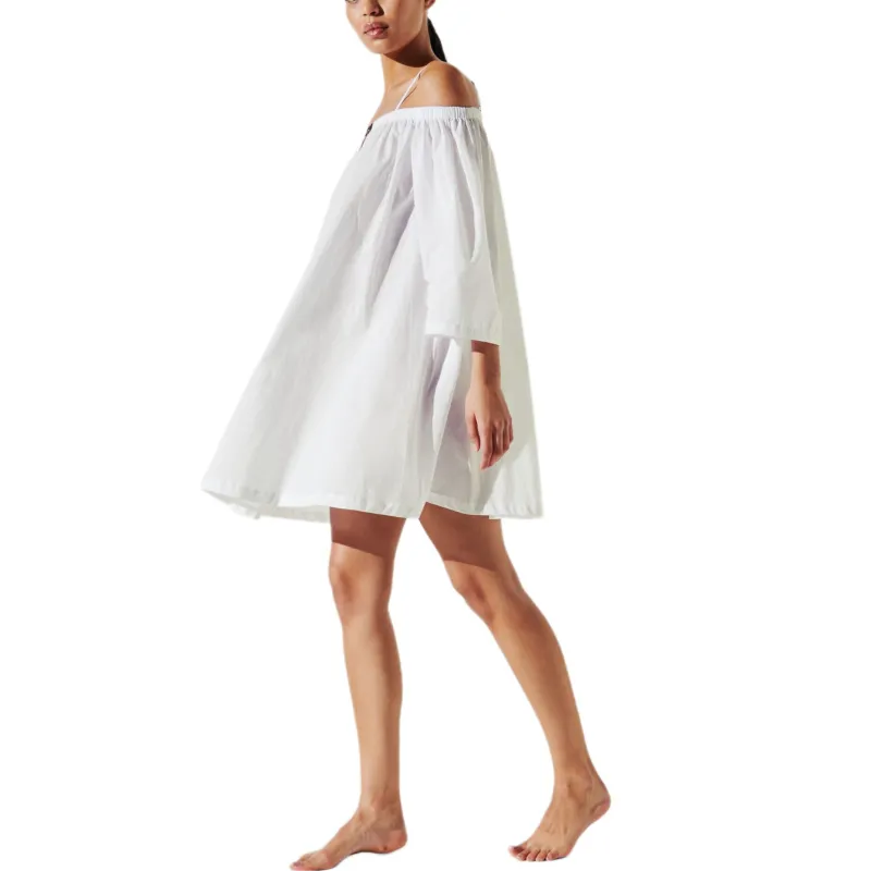 KARL LAGERFELD / Karl Lagerfeld Jeans Signature Semi sheer Beach Dress-3