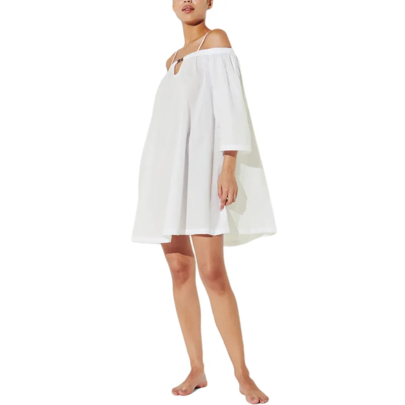 KARL LAGERFELD / Karl Lagerfeld Jeans Signature Semi sheer Beach Dress-1