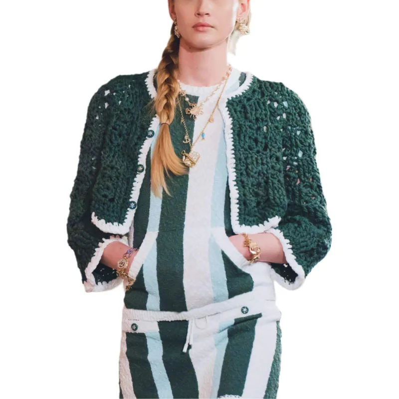 CHANEL T-Shirts Women's Green-1