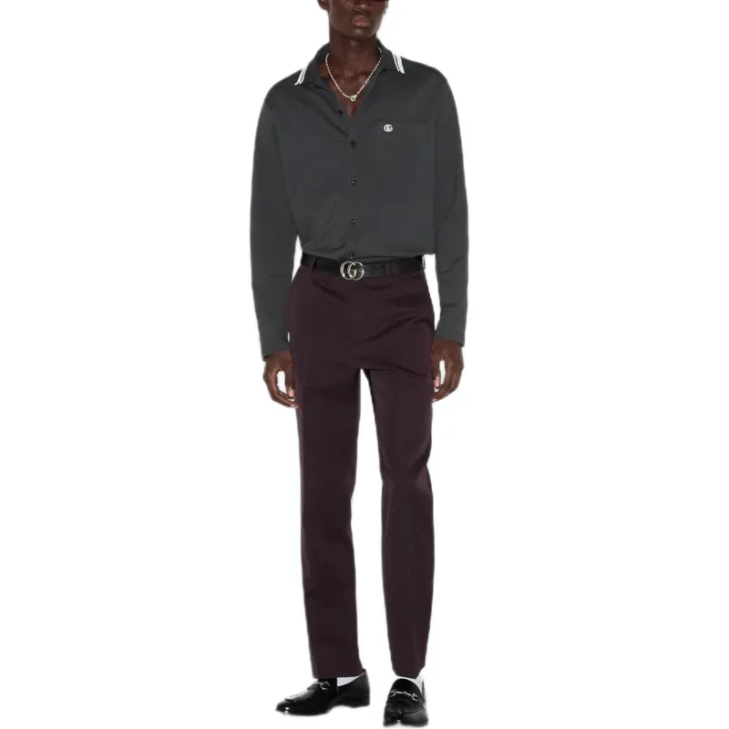 GUCCI Long Sleeve Polo-1