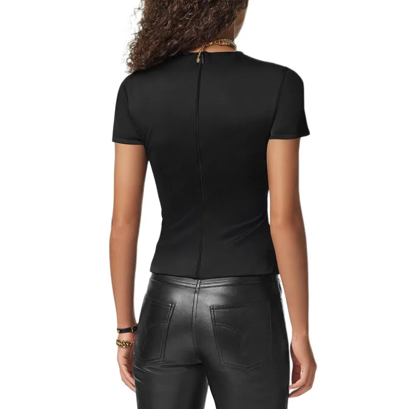 VERSACE Safety Pin Gathered Top-2