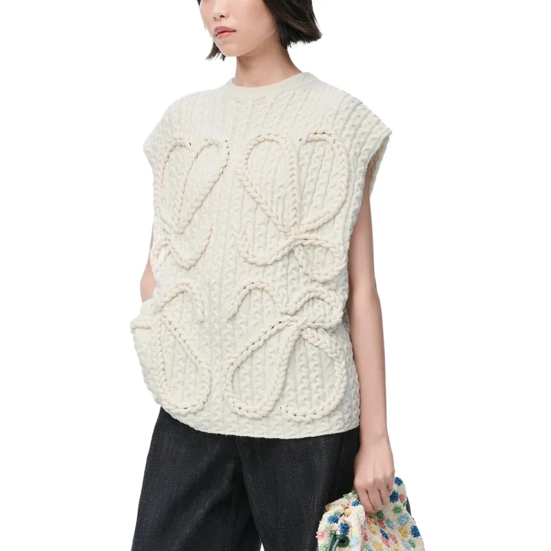 LOEWE Anagram Vest 'White'-1