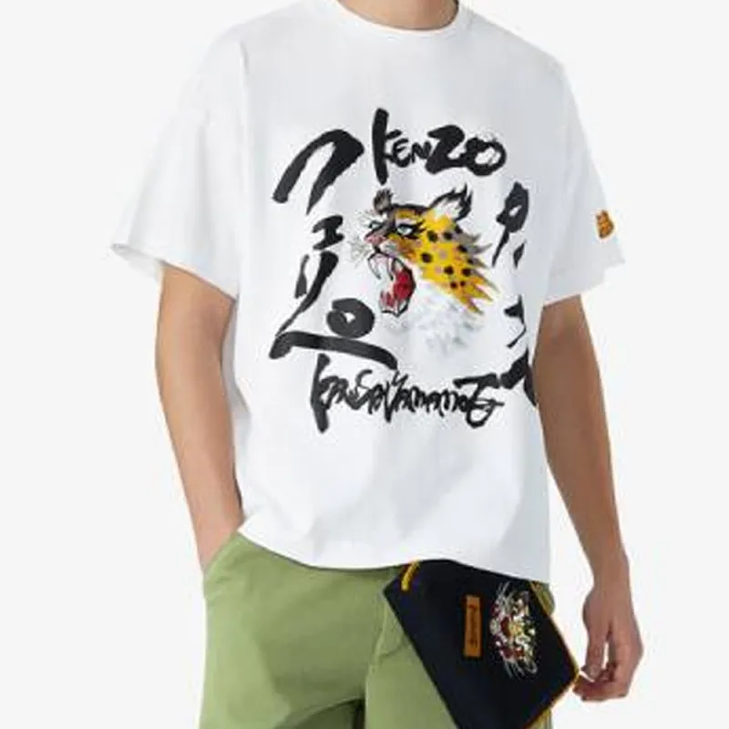 KENZO T Shirts Men White-6