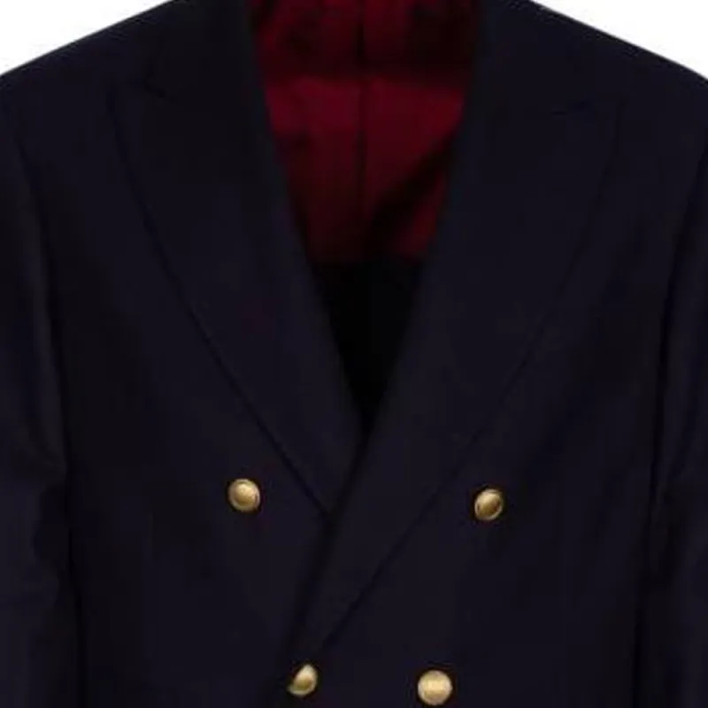 Brunello Cucinelli Buttoned Tailored Blazer-4
