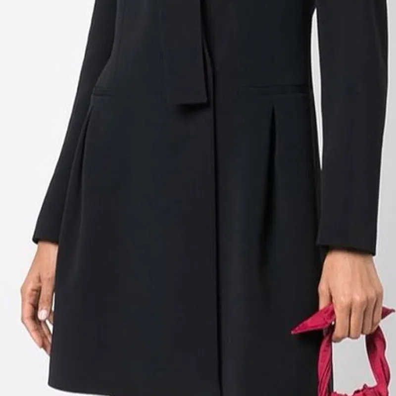 RED VALENTINO Long Sleeved Dresses Women's Black-6