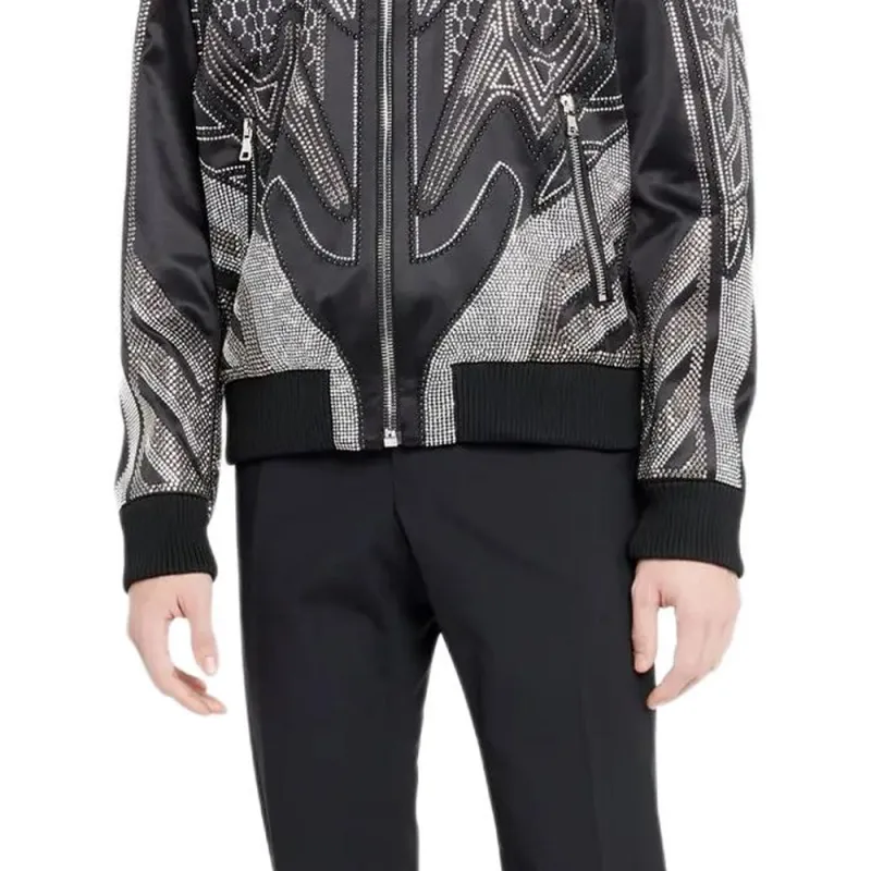 BALMAIN Studded Bomber Jacket-7