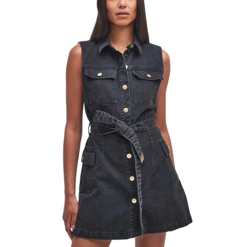 BARBOUR FW24 Sleeveless Dress Women's Black-3