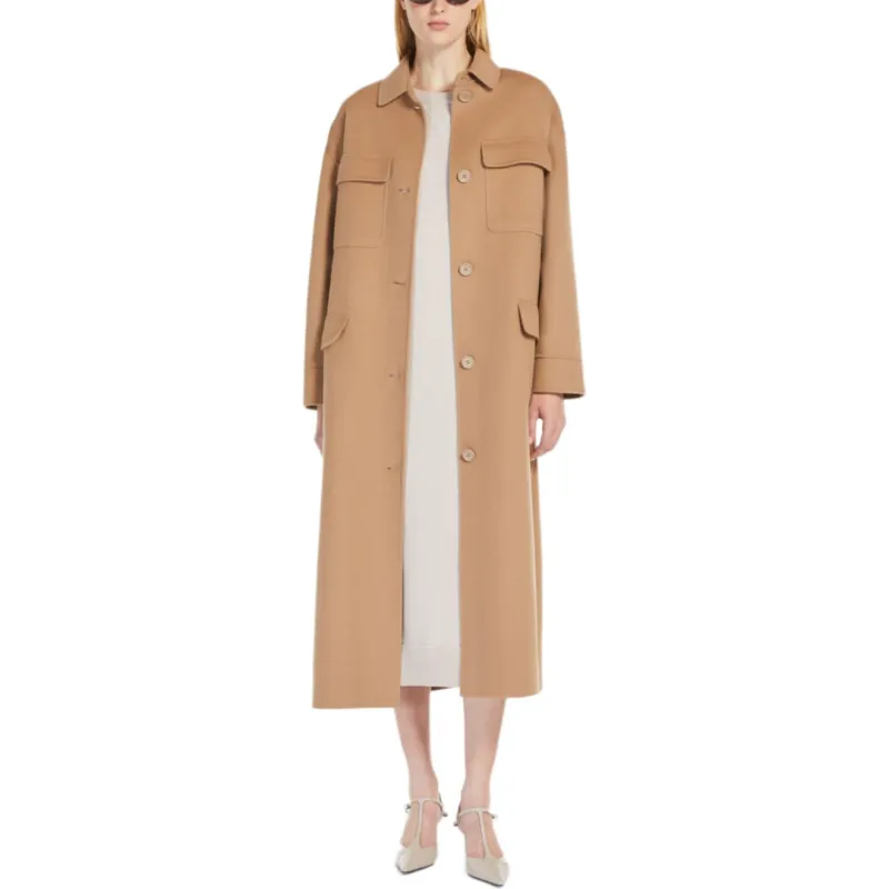 MaxMara Studio Coats Women's Camel-1
