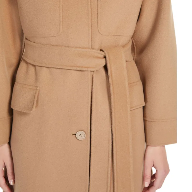 MaxMara Studio Coats Women's Camel-4