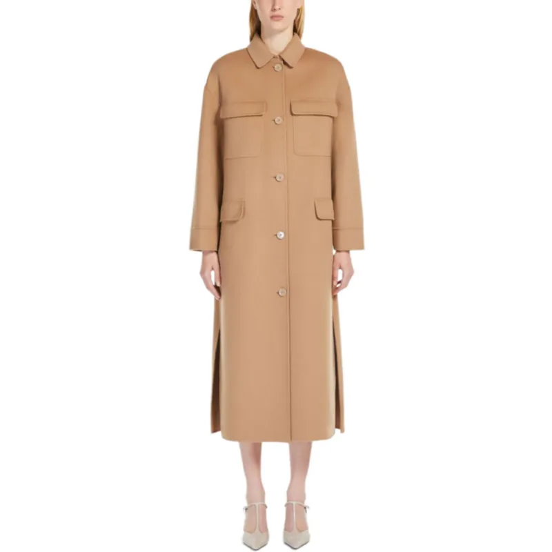MaxMara Studio Coats Women's Camel-2