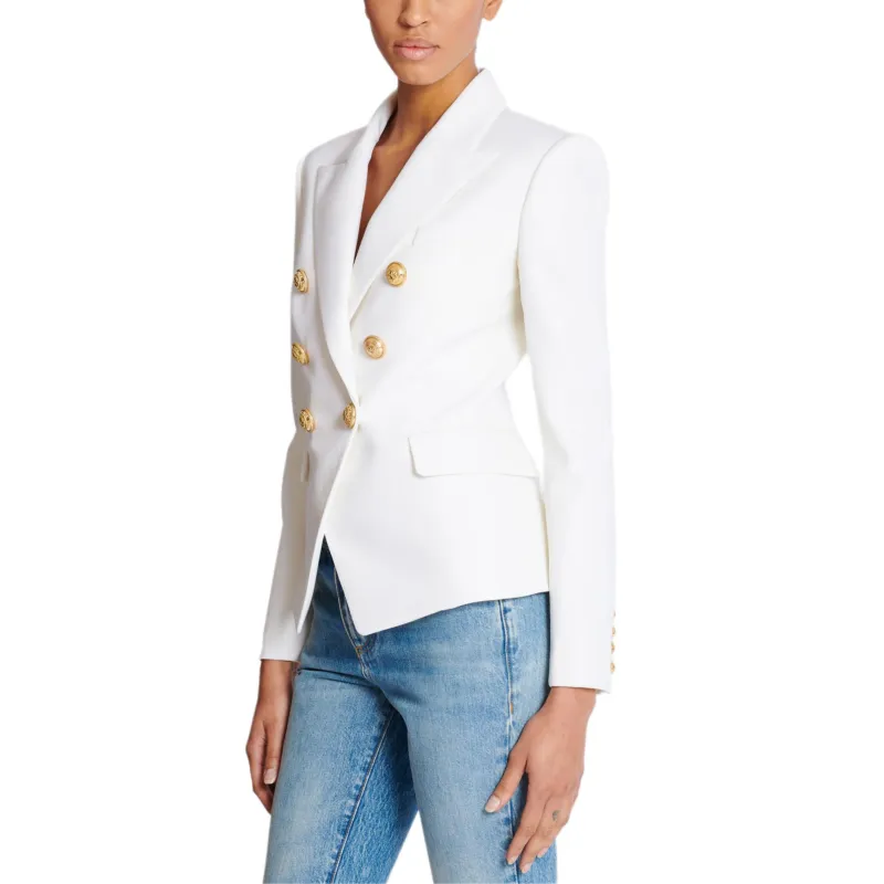 BALMAIN Double Breasted Tailored Blazer-5