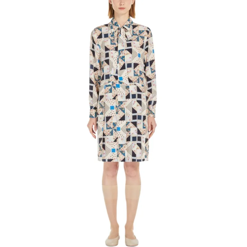 WEEKEND MaxMara Long Sleeved Dresses Women's Beige-1