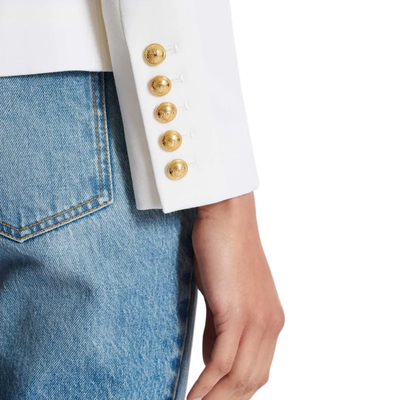 BALMAIN Double Breasted Tailored Blazer-7