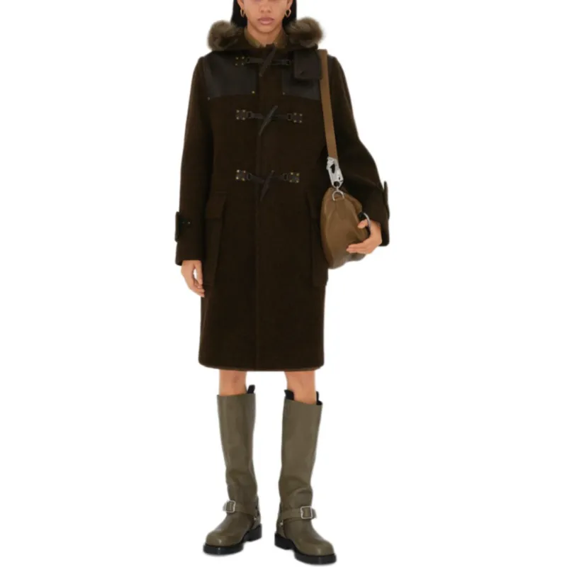 Burberry FW24 Coat Women's Dark Brown-2