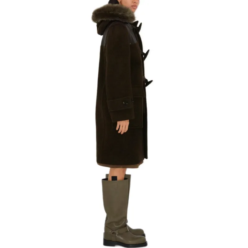 Burberry FW24 Coat Women's Dark Brown-4