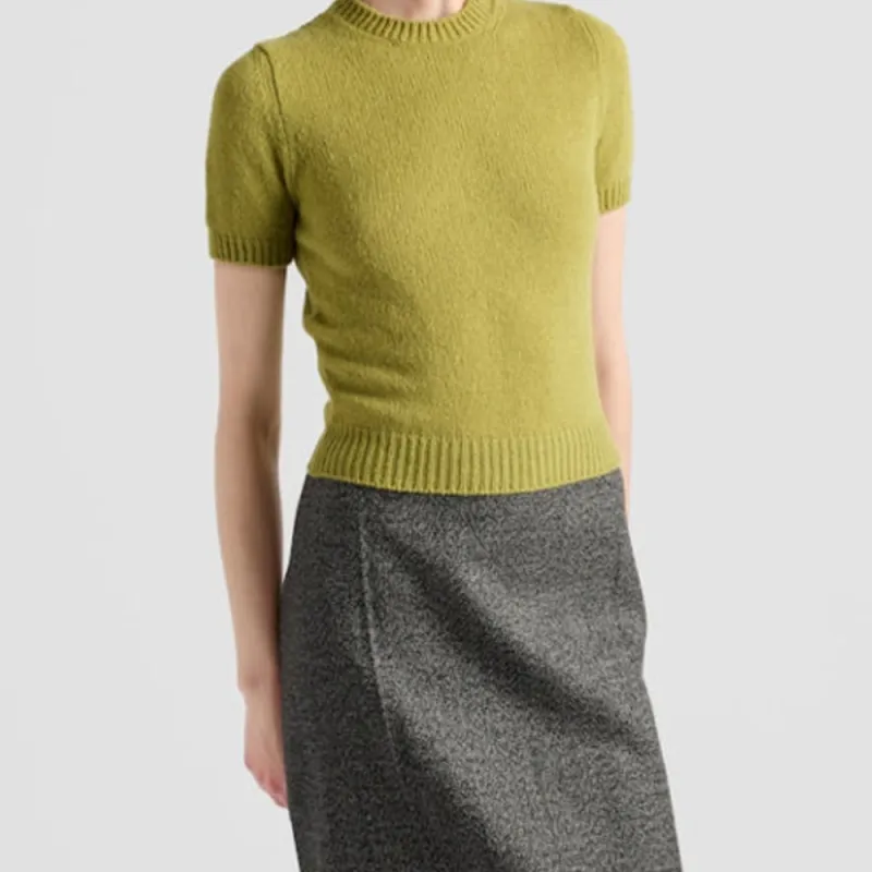 PRADA Short Sleeved Knitted Top-6