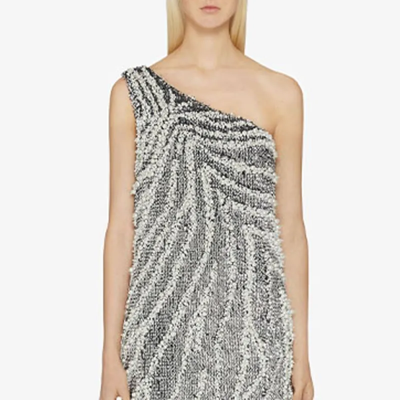GIVENCHY SS23 Sleeveless Dress Women's Silver-1