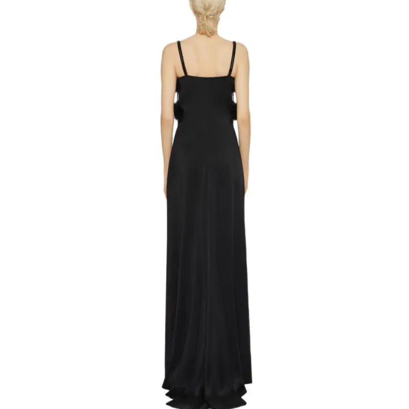 GIVENCHY FW24 Slip Dress Women's Black-2