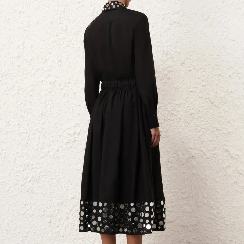 Zimmermann FW24 Casual Long Skirts Women's Black-2