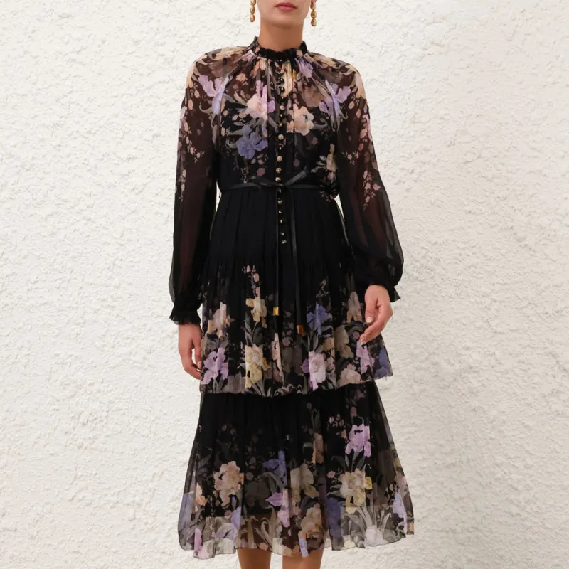 Zimmermann Eden Floral Printed Midi Dress-1