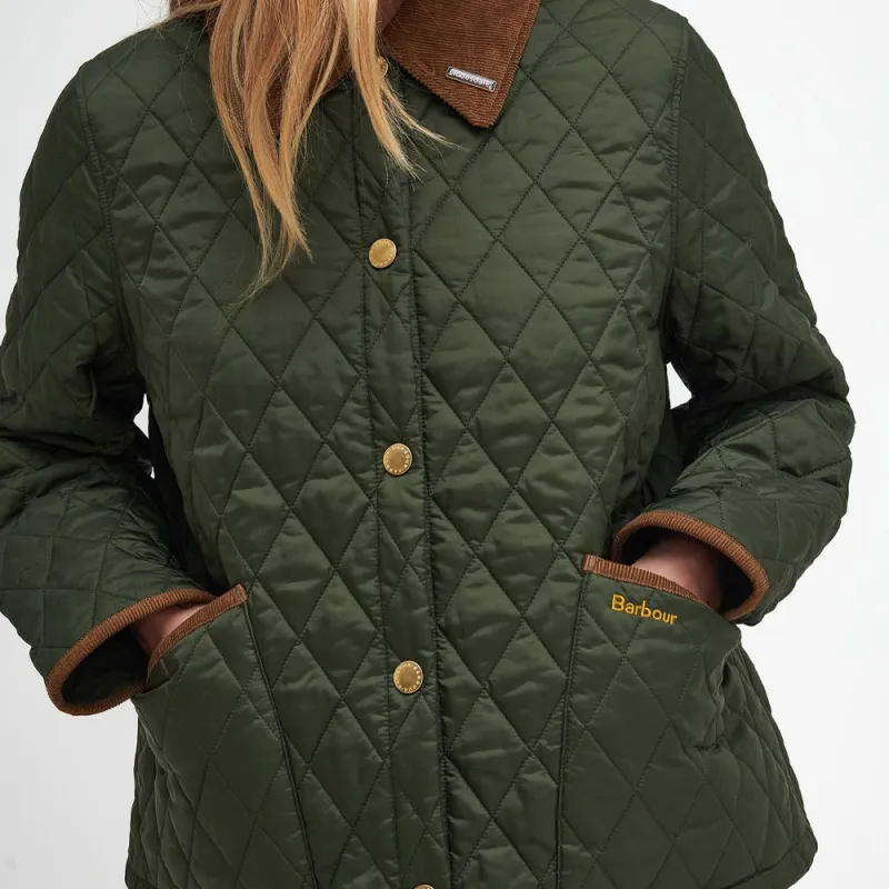 BARBOUR Cropped Quilted Jacket-7