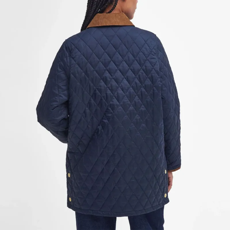 BARBOUR Puffer Jacket Women's Marine Blue-3