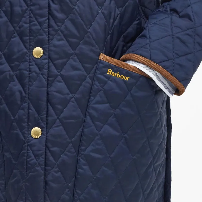 BARBOUR Puffer Jacket Women's Marine Blue-6