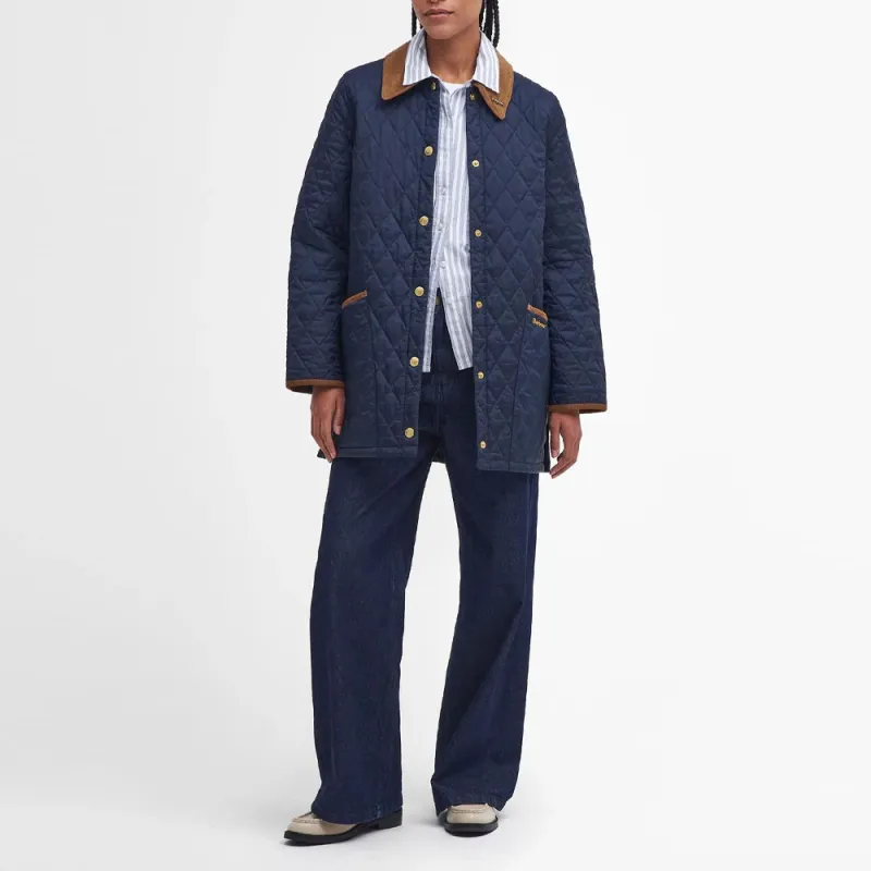 BARBOUR Puffer Jacket Women's Marine Blue-1