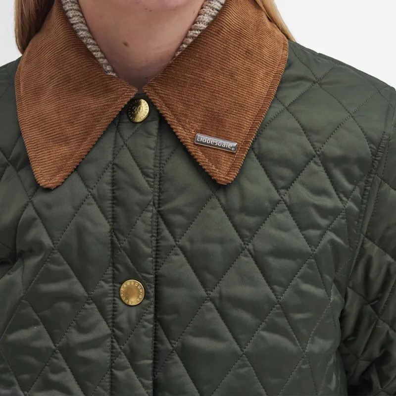 BARBOUR Puffer Jacket Women's Olive-6