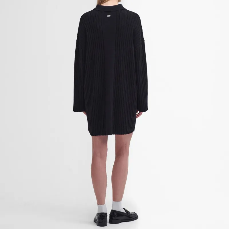 BARBOUR Long-Sleeved Dresses Women's Classic Black-3