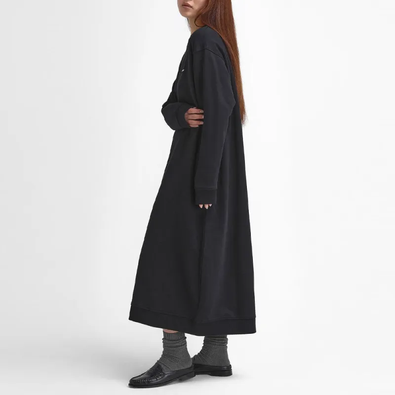 BARBOUR Long-Sleeved Dresses Women's Classic Black-4