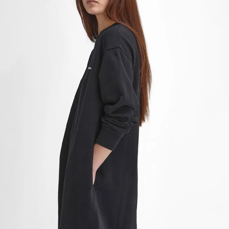 BARBOUR Long-Sleeved Dresses Women's Classic Black-6