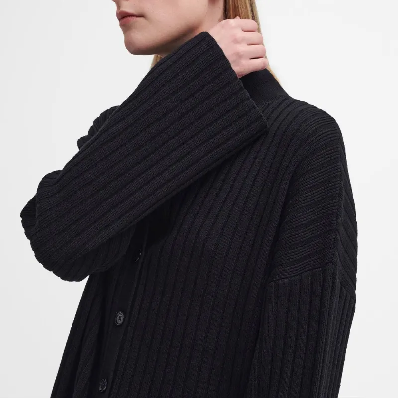 BARBOUR Long-Sleeved Dresses Women's Classic Black-6