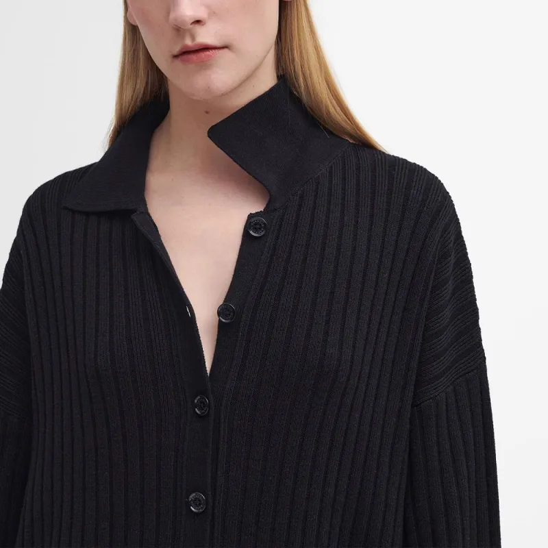 BARBOUR Long-Sleeved Dresses Women's Classic Black-4