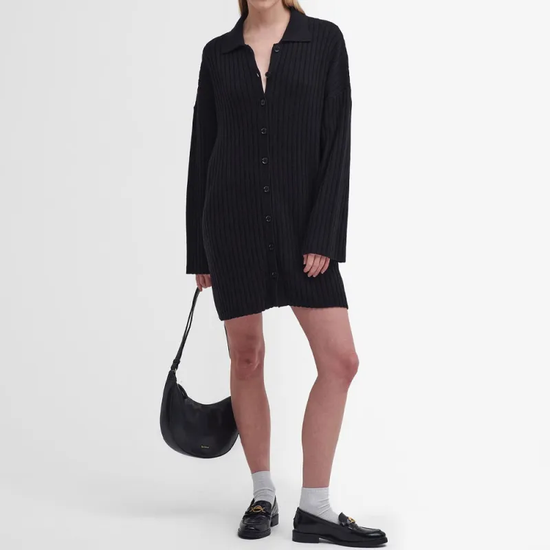 BARBOUR Long-Sleeved Dresses Women's Classic Black-2