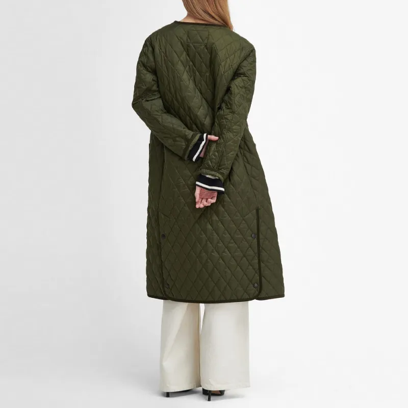 BARBOUR Puffer Jacket Women's Olive-2