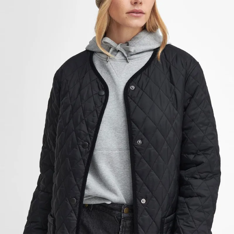 BARBOUR Puffer Jacket Women's Black-5