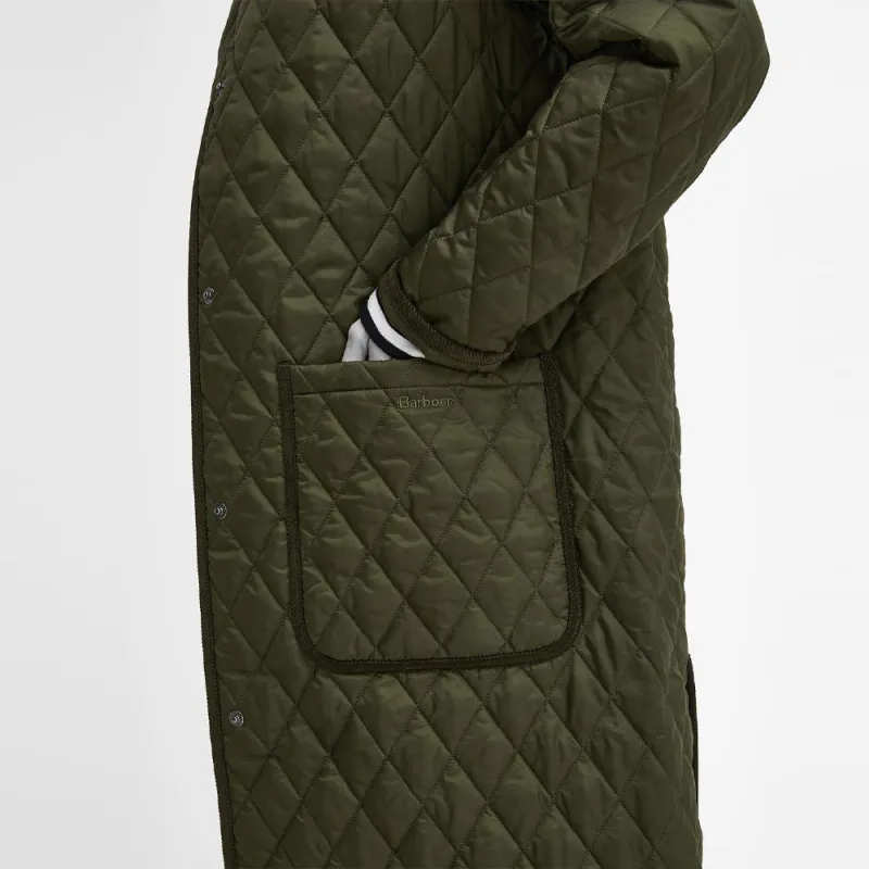BARBOUR Puffer Jacket Women's Olive-6