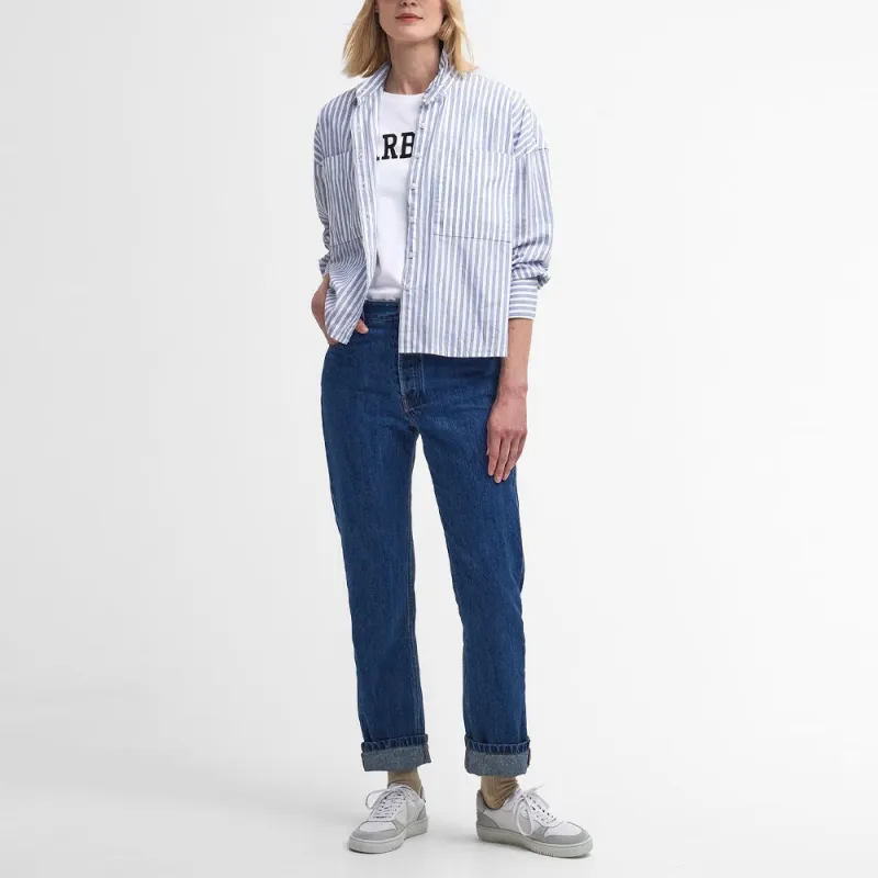 BARBOUR Regular T-Shirt Women's White-1